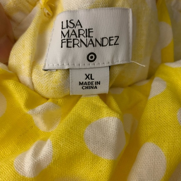 Lisa Marie Fernandez Polka Dot One Shoulder Dress - Picture 11 of 16